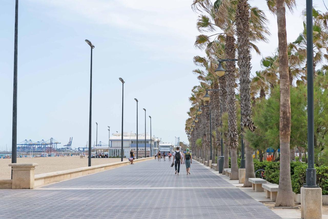 Malvarrosa Las Arenas II Valencia Bagian luar foto